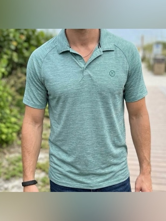 Hurley Other - Hurley Men's 4-Way Stretch Moisture-Wicking Performance Polo Shirt